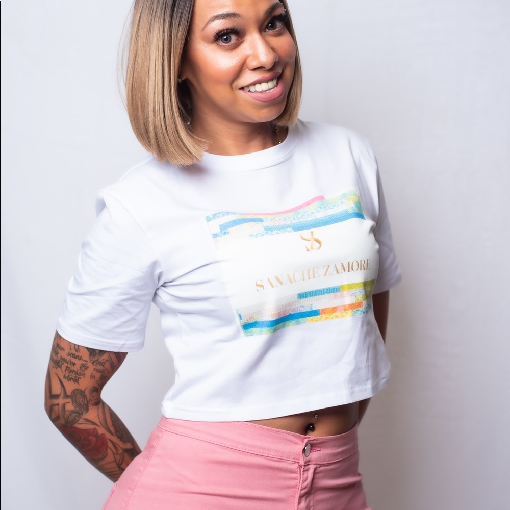 SANACHÉ ZAMORE Land cropped tee